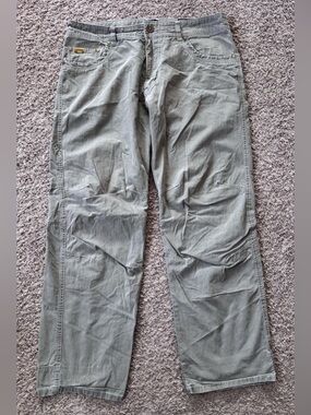 Kuhl Vintage Patina Dye Pants Mens 34x30 Gray Outdoor Hiking Workwear Casual